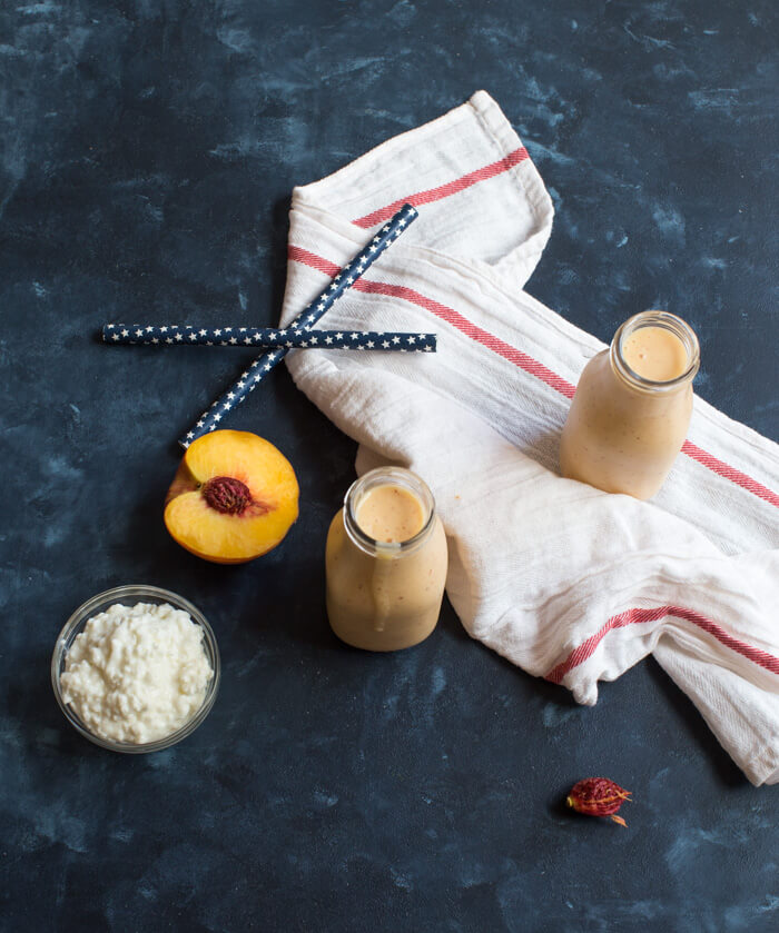 breakfast smoothie with cottage cheese 