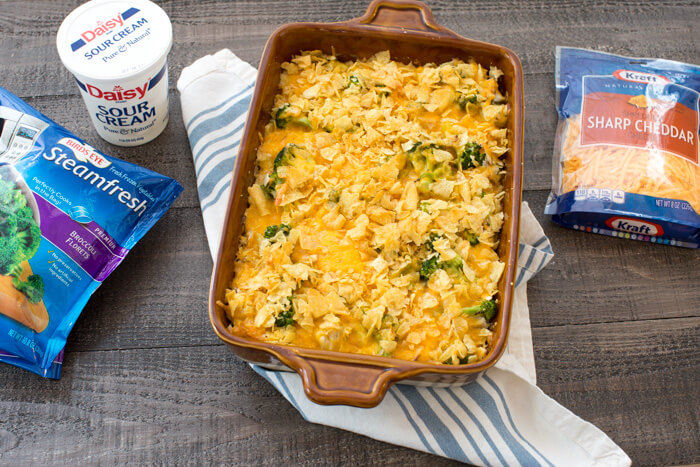 This Potato Chip Chicken Casserole recipe has been around for generations but this one has been reinvented with better-for-you ingredients to fit our healthier lifestyles. Now I can feel good serving this well-loved Potato Chip Chicken Casserole to my family.