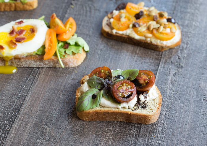 If you’re looking for ways to add veggies to breakfast, try these 4 savory toast combos with tomatoes.
