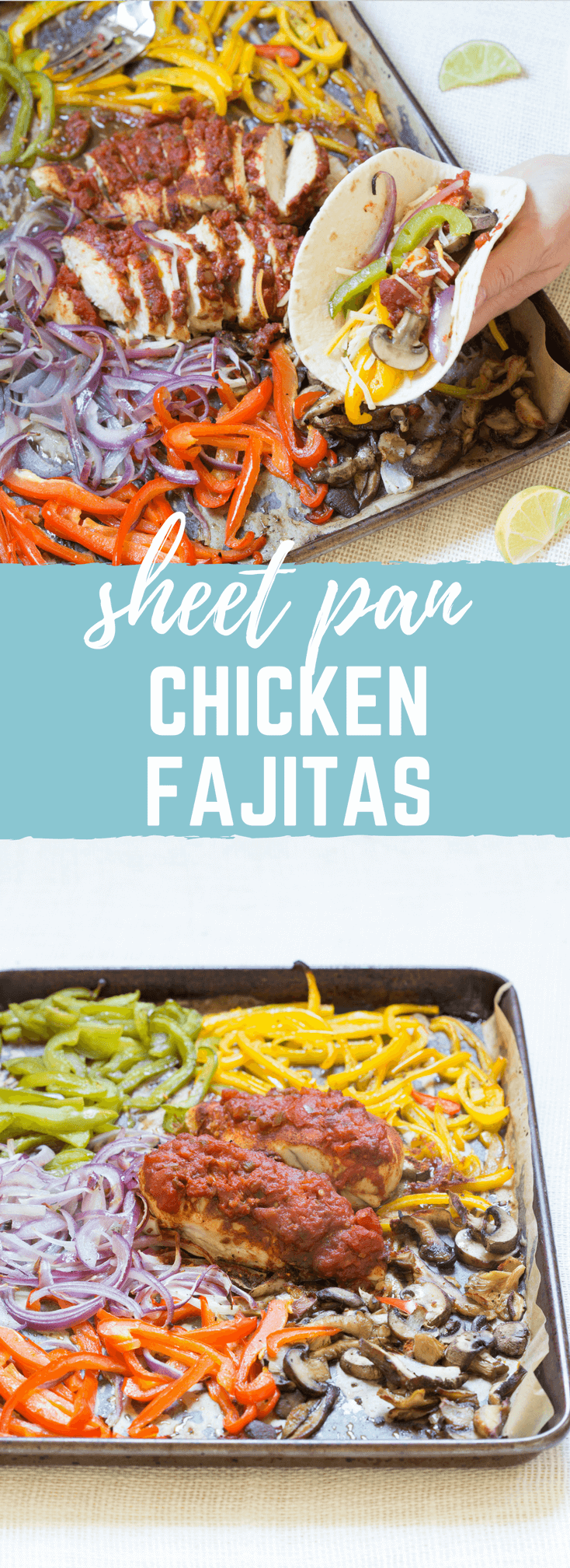 I hope you give this Sheet Pan Chicken Fajitas dinner a try. 