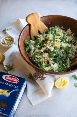 Lemon Arugula Pasta Salad. This is what it looks like to live your best springy pasta life. 