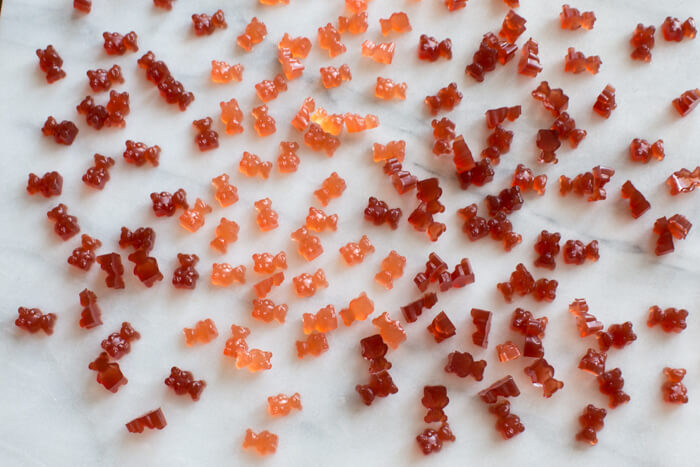 Homemade Sour Watermelon Fruit Chews. An easy whole fruit gummy bears recipe made with watermelon juice. Kids love these gummies! 