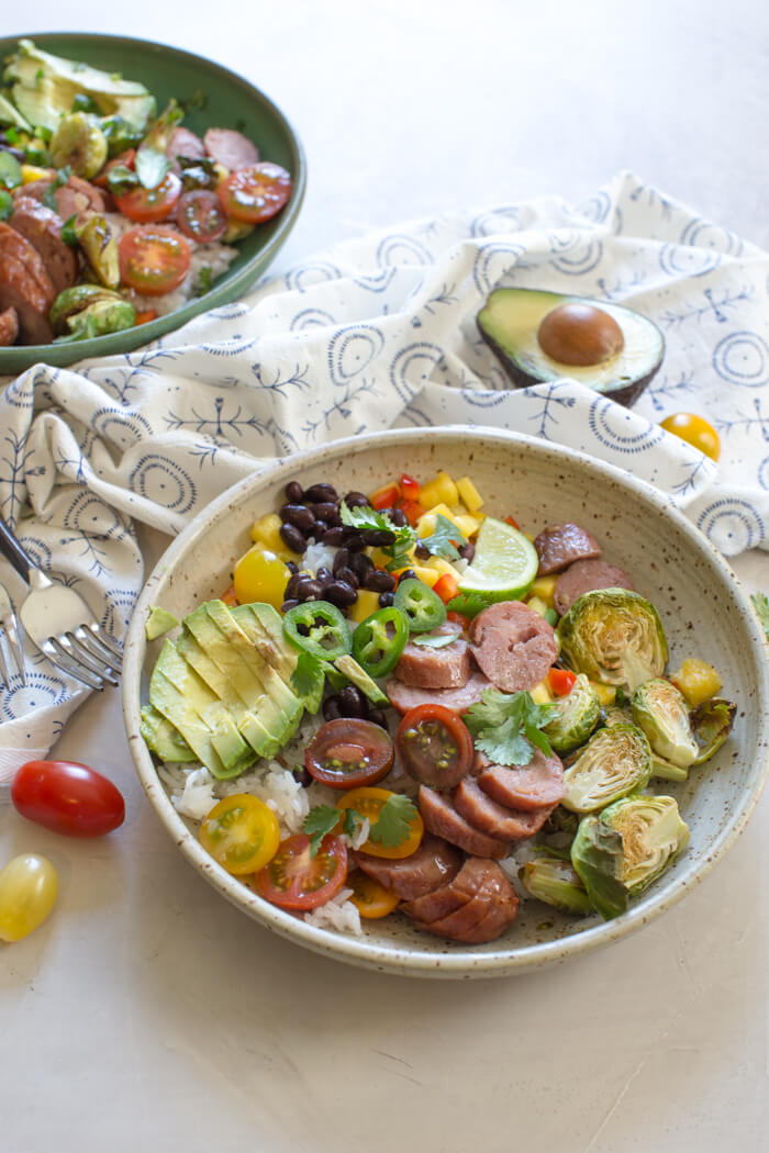 Chicken Mango Power Bowls FTW.