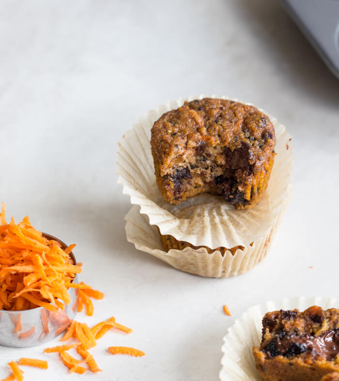 These Carrot Berry Quinoa Muffins are made with wholesome ingredients and make a yummy snack. Moist and delicious muffins loaded with carrots, berries, and quinoa balanced out with chocolate chips. YIPEE!