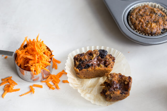 These Carrot Berry Quinoa Muffins are made with wholesome ingredients and make a yummy snack. Moist and delicious muffins loaded with carrots, berries, and quinoa balanced out with chocolate chips. YIPEE!