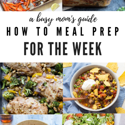 Busy Mom Food Prep - Family Fresh Meals