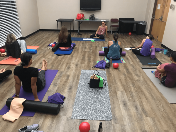 healing postpartum belly in group class