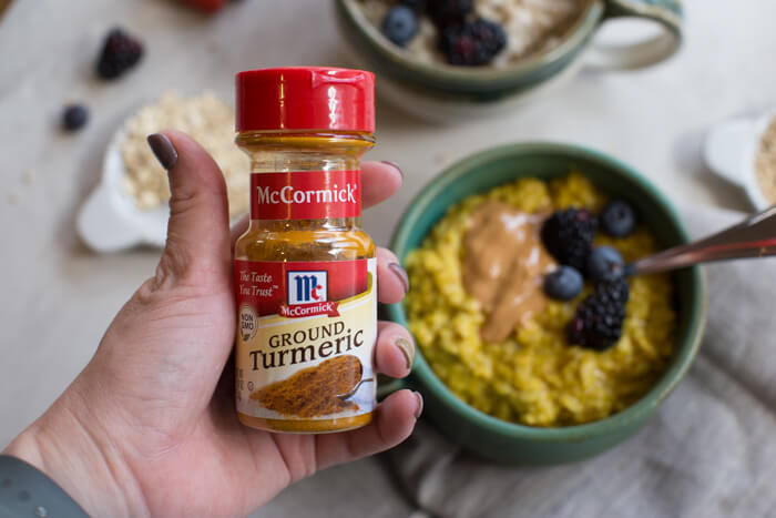 Need more high protein breakfast ideas? Turmeric oats with cottage cheese are protein packed and a tasty way to start your day.