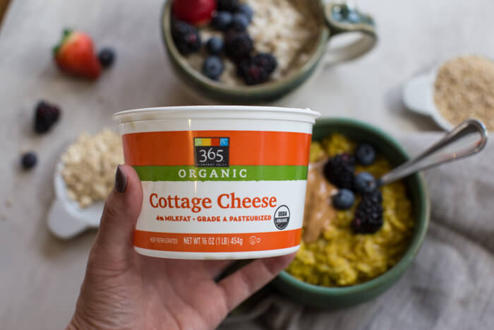 High Protein Breakfast Ideas Turmeric Oats With Cottage Cheese