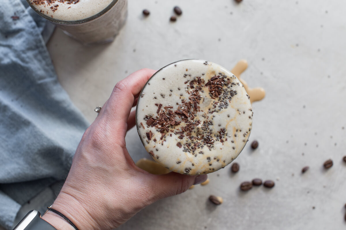 Iced Coffee Protein Shake - Simply Happy Foodie