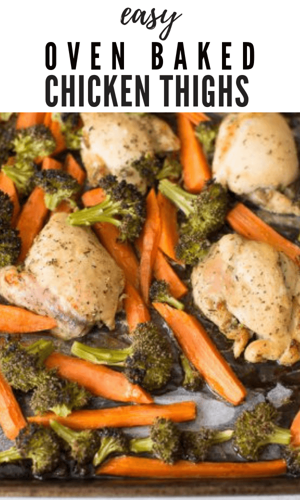 easy oven baked chicken thighs recipe