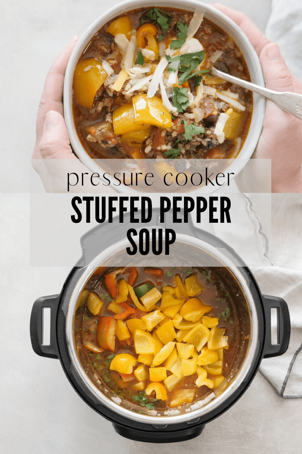 Stuffed Pepper Soup Best Pressure Cooker Soup Recipe